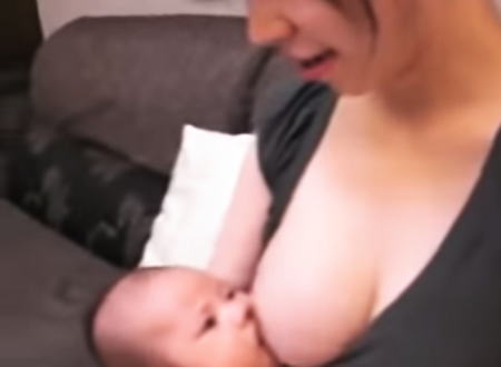 ママンのおっぱいを幸せそうに吸う赤ちゃんの映像集　かわゆす(*´Д`)