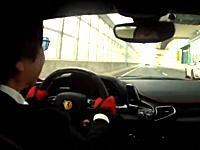 愛車のフェラーリ458イタリアを自慢したくて。ネットに危険運転をうｐしてしまった福岡の男性。