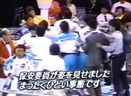 五輪ボクシングで韓国の監督がジャッジを殴る大乱闘騒ぎ。これは酷い1988