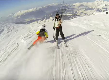 フリースタイルスキーのプロ選手がスキー場に行くとこんな感じになる動画。