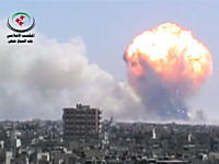 これはヤバい。シリアの爆発が世紀末かよっ！核兵器かよっ！みたいになってる。