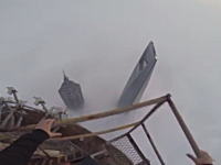ビル登り。高さ632メートル。中国一高いビルに侵入して登ったった動画。上海タワー