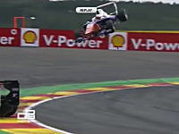 今週のGP3スパ・フランコルシャンでマシンが驚きの距離を横っ飛びする事故があった。
