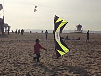 なんつー動きしてんだ。クワッド凧マスターが自由自在に凧を飛ばしている映像。