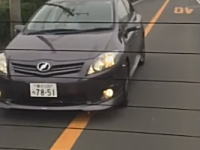 鬼のように煽ってくるトヨタ車と煽られ車内の温度差ｗｗｗ神奈川で腕だら～んオラオラ車が撮影される。