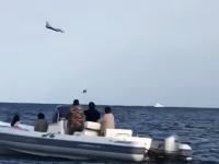 イタリア空軍のユーロファイター・タイフーンが海に墜落。その瞬間の映像。
