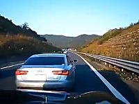 いま問題になっている高速道路進路妨害のビデオ。こんなのに絡まれたらどうすりゃいいの。
