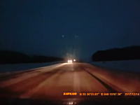 この雪道の事故ドラレコまじびびった(@_@;)時速87キロで走行中に対向車が・・・。