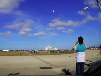 打上げ地点から5200メートル離れていても伝わる振動。ロケットの打ち上げって凄いんだな。