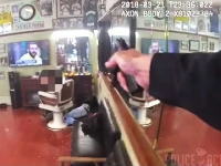 散髪屋で銃撃戦となった警官のボディカム映像がおっそろしい。サンフランシスコ。