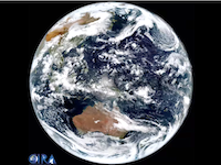 4320p8Kの超画質で見る気象観測衛星ひまわりが撮影した地球の姿タイムラプス。