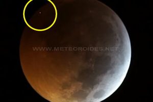 月に隕石が衝突する瞬間の映像が撮影される。1月21日米国皆既月食