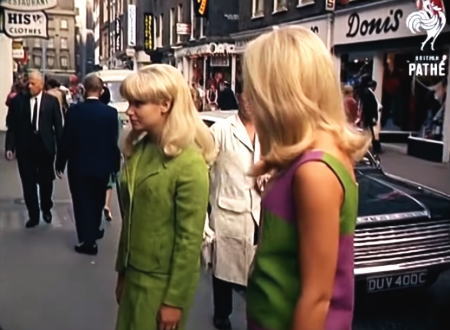1967年のロンドンの待ちを行く人々を撮影したフィルムがみんなオシャレで驚く。