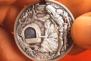 小さな硬貨の中に複雑なカラクリを仕込んでしまうロシア人の作品がおもしろい。