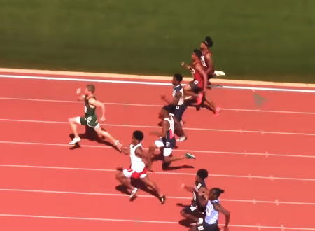 高校男子100メートルで9秒98の大記録！アメリカで世界一速い高校生が誕生する。