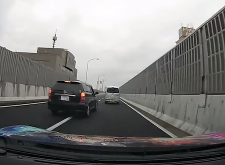 【続報】名古屋高速を走行中に痛車にペットボトルを投げつけたウィッシュDQNを書類送検。