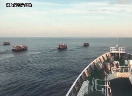 北朝鮮漁船vs海上保安庁の戦い最新版。大和堆周辺での取り締まり映像が公開される。