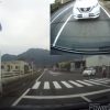 横断歩道で歩行者を優先した車が後続車にノーブレーキで突っ込まれる衝撃のドラレコ映像