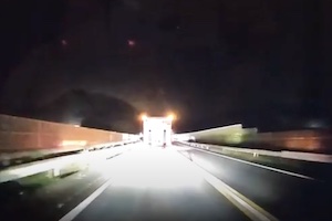 【静岡】国道1号藤枝バイパスの死亡事故を記録していたドラレコ動画。