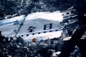 【貴重】自衛隊機と空中衝突して乗員乗客全員死亡した全日空58便墜落事故の貴重映像。