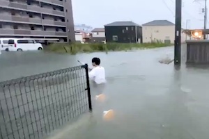 【動画】線状降水帯で福岡県久留米市梅満町がそろそろヤバい。