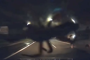 【動画】これはマジ恐怖。車を運転中にこいつが出てきたらどうすりゃいいの(@_@;)