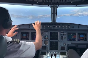【動画】世界で最も危険な空港の一つ、マデイラ空港に着陸するA320のコクピット映像。