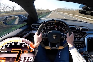 【動画】時速300キロ超えで走れるSUV、ランボルギーニ・ウルス・ヴェネトゥスの車載映像がこちら。