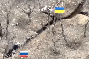 【動画】塹壕内での近接戦闘。ロシア軍の分隊を相手に一人で戦ったウクライナ兵。