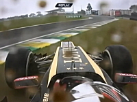 F1ブラジルGPでレース中に迷子になったキミ・ライコネンの車載映像が人気