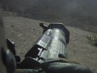 兵士視点でみるロケットランチャー（AT-4）の発射訓練映像。アフガニスタン
