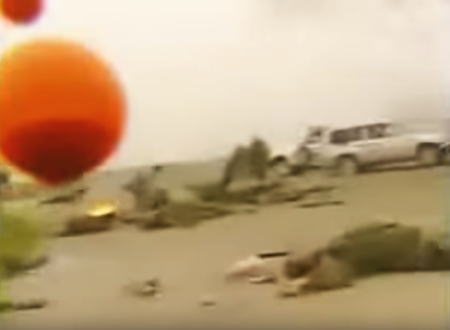 戦争ドキュメンタリー　味方の攻撃機に誤爆された側の悲惨な映像