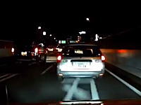 今日のDQN動画。首都高で商用車に煽られたから煽り返したらキレられた（笑）