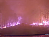 まさに地獄。森林火災の中央を突っ切るドライブレコーダー映像が怖すぎる！