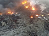 中国大爆発の爆心地の様子を空撮したビデオがハンパねえ(@_@;)これは核爆弾だわ。