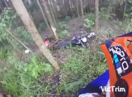 林道ツーリングでバランスを失って木に激突した男性、その場で息を引きとる。