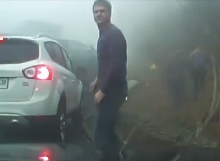 濃霧の高速道路で起きたこの事故の車載映像が怖すぎる。次から次へと突っ込んでくる後続車。車を捨てて逃げる人たち。