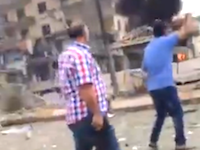トルコで自爆テロ。自動車自爆で3人が殺された現場の映像。マルディン。