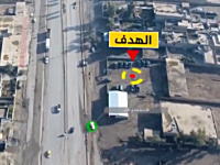 ISISの自爆トラックがターゲットに近づいて爆発する様子を高画質で空撮。