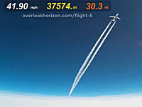 これはレア動画。気象観測用気球が上空38000フィートでエアバスA319と遭遇。