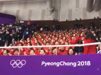 平昌オリンピックに現れた北朝鮮の「励まし組」の一糸乱れぬ応援が話題に。