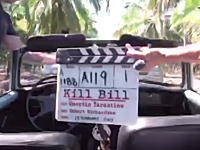 映画撮影中の事故。キル・ビル撮影中に起きたユマ・サーマンのクラッシュ映像が15年経って公開される。