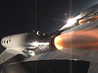 ヴァージン・ギャラクティック社が死亡事故で中止していた試験飛行を再開。VSSユニティ最初のロケット推進飛行を成功させる。