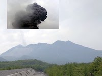 噴火前の桜島の写真に噴火後の映像を合成した映像がYouTubeで高評価。