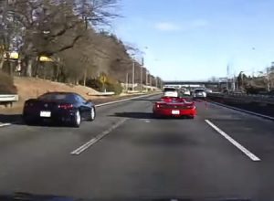 東北道フェラーリ事故のオリジナルのドライブレコーダー映像がありました。