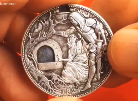 小さな硬貨の中に複雑なカラクリを仕込んでしまうロシア人の作品がおもしろい。
