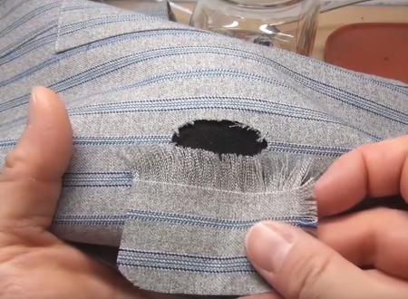 これはすごい！ジャケットにがっつり空いた穴を完璧に修復する動画に驚いた。