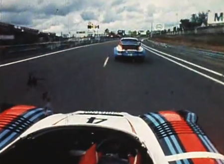 昭和52年のル・マン24時間レースで優勝したポルシェの1周オンボード映像。