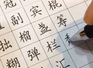 なにこれすごい。手書き文字とは思えないほど綺麗な文字を書く動画がすごい。