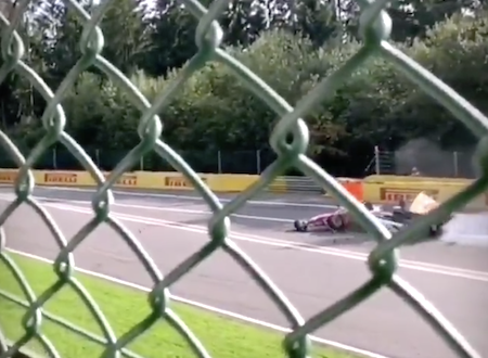 F2ベルギーグランプリで起きた事故でユベール選手が死去。新たな動画も公開される。